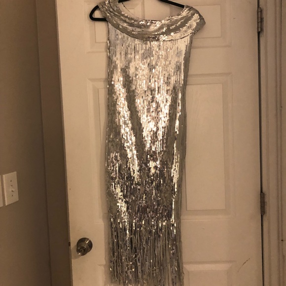 Long sequin dress - Picture 3 of 3
